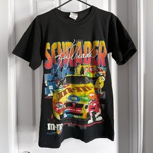 NASCAR Ken Schrader M&M Race Car Tshirt